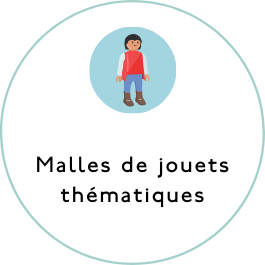 Image décorative, sélection malles de jouets thématiques